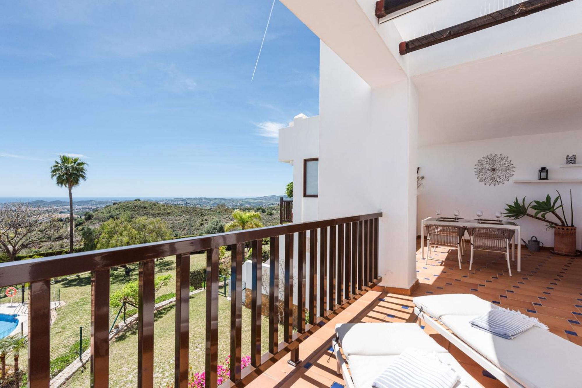 Incredible Apartment With Sea Views And Balcony Mijas Exterior foto